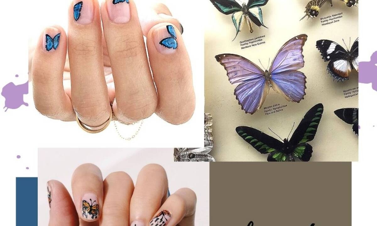 Τα πιο ωραία nail art για πεταλούδες για τα νύχια σου