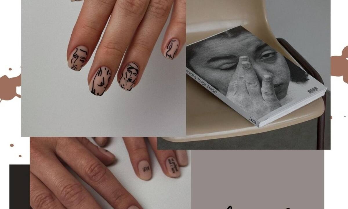 10 σχέδια για μαύρο μανικιούρ για να το κάνεις στο επόμενο ραντεβού