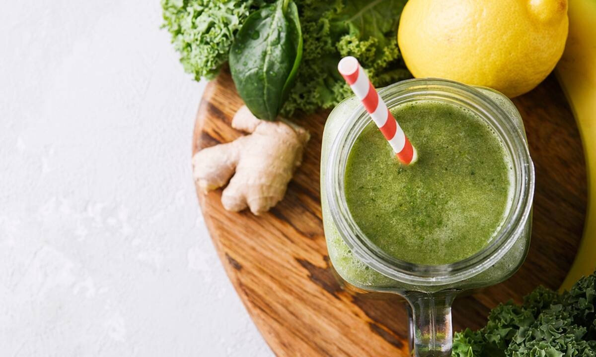 Πράσινο smoothie με μηδαμινές θερμίδες