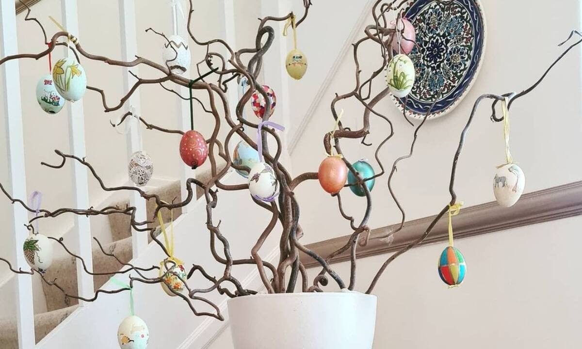 Ιδέες για να φτιάξετε το δικό σας πασχαλινό δέντρο (pics)