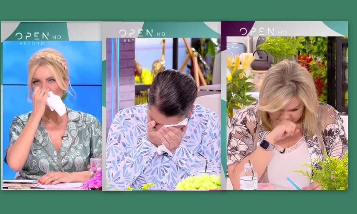 Ευτυχείτε: Λύγισαν η Κατερίνα Καινούργιου και οι συνεργάτες της - Η συγκινητική εξομολόγηση on air