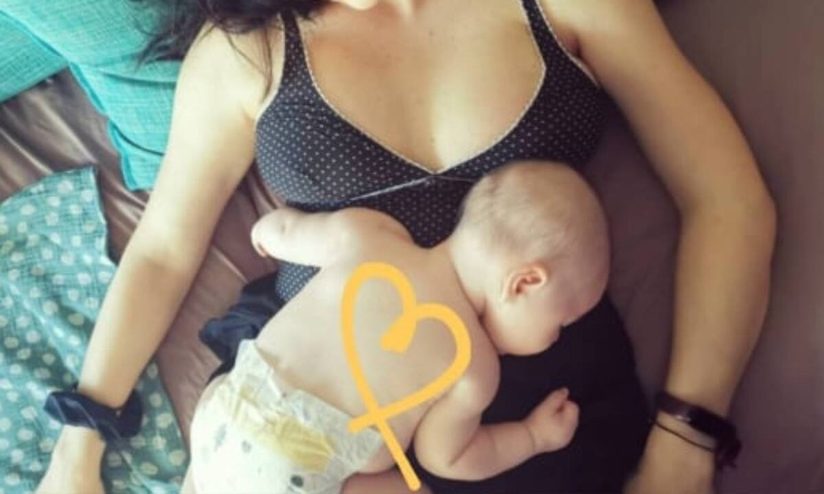 Γνωστή Ελληνίδα ηθοποιός φωτογραφίζεται με τον ενός μηνά γιο της (pics)