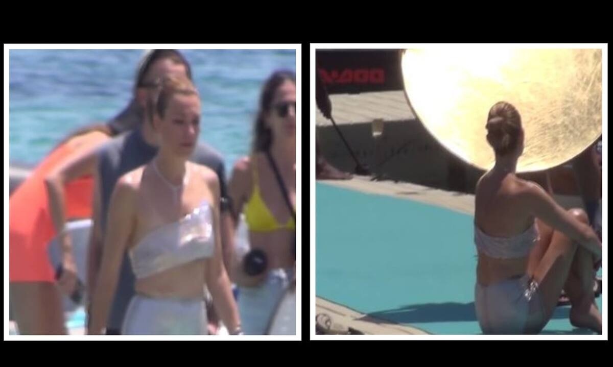 Απαστράπτουσα η Βίκυ Καγιά στη Μύκονο! (Video)