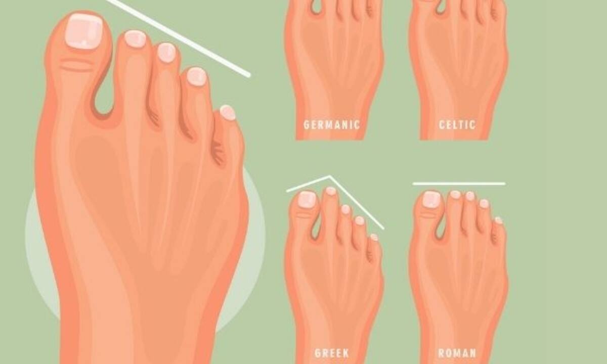 Τι αποκαλύπτει το σχήμα των δαχτύλων των ποδιών σου για το χαρακτήρα σου;
