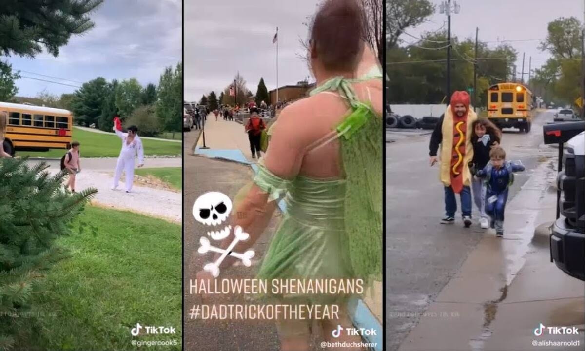 Γονείς παραλαμβάνουν τα παιδιά τους από το σχολικό - Οι αντιδράσεις μοναδικές