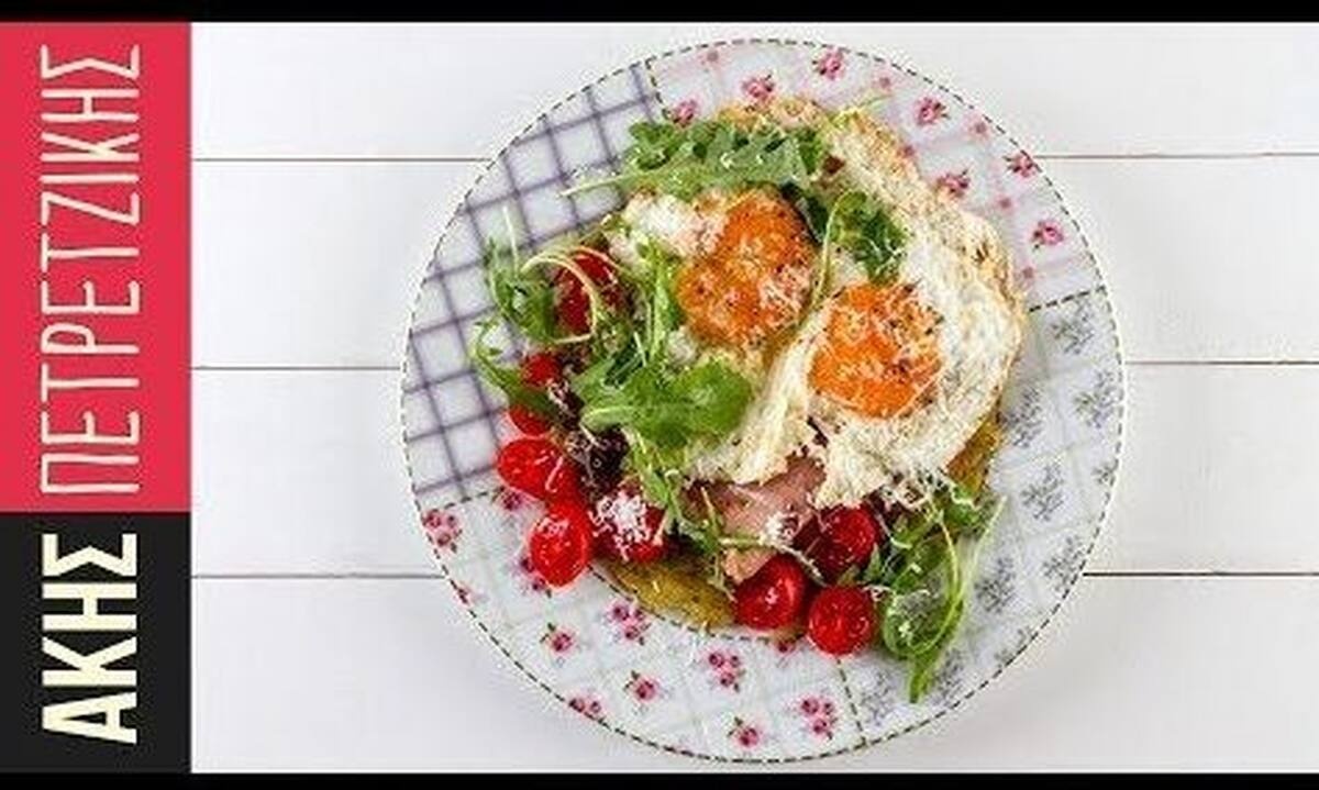 Πατάτες νταρφίν με αβγά από τον Άκη Πετρετζίκη