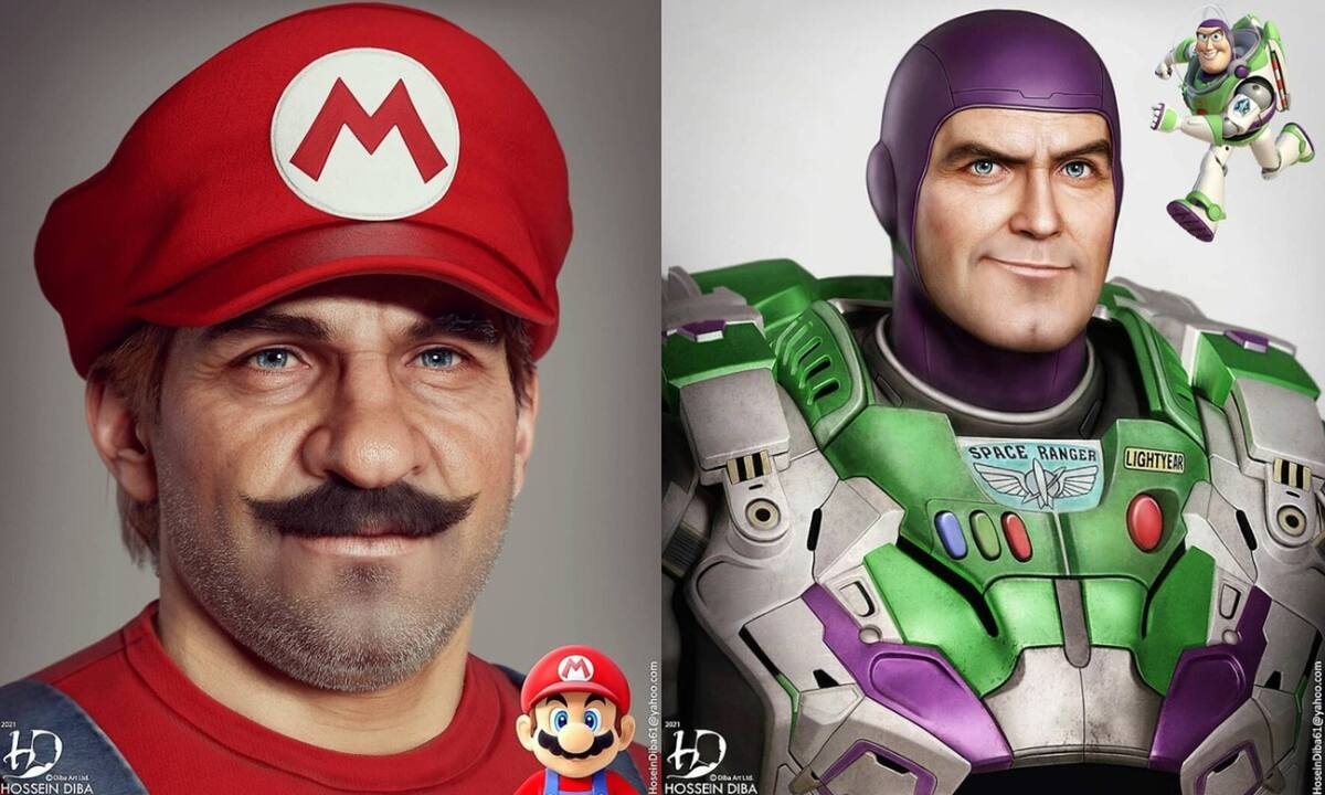 Έτσι θα έμοιαζαν οι ήρωες cartoon και παιχνιδιών στην πραγματικότητα