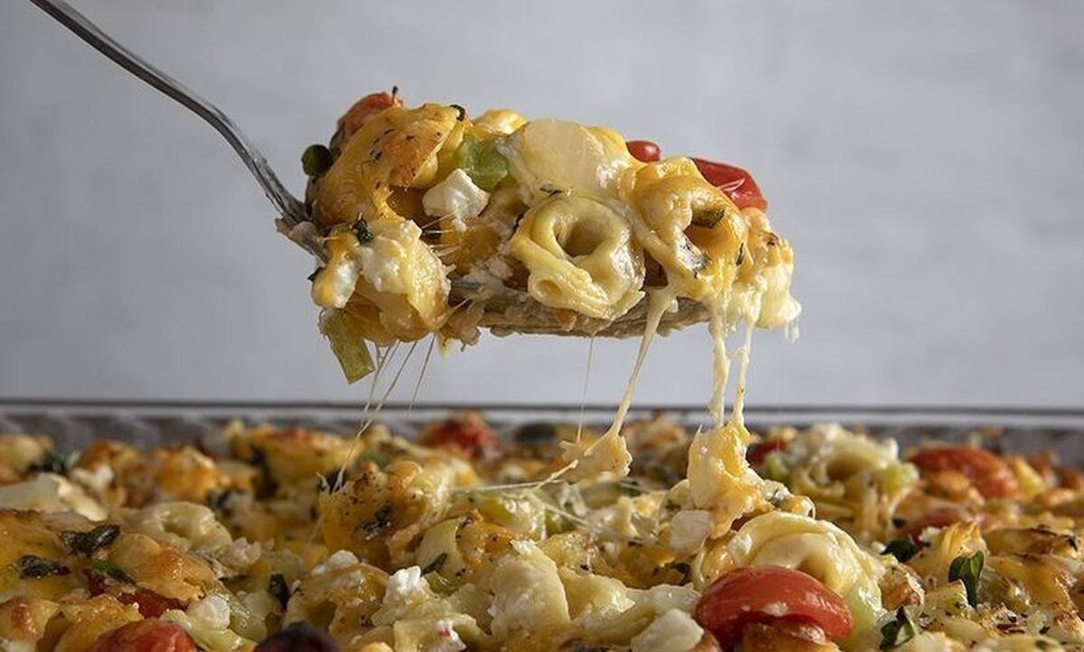 Τορτελίνια με τυρί στον φούρνο από τον Άκη Πετρετζίκη