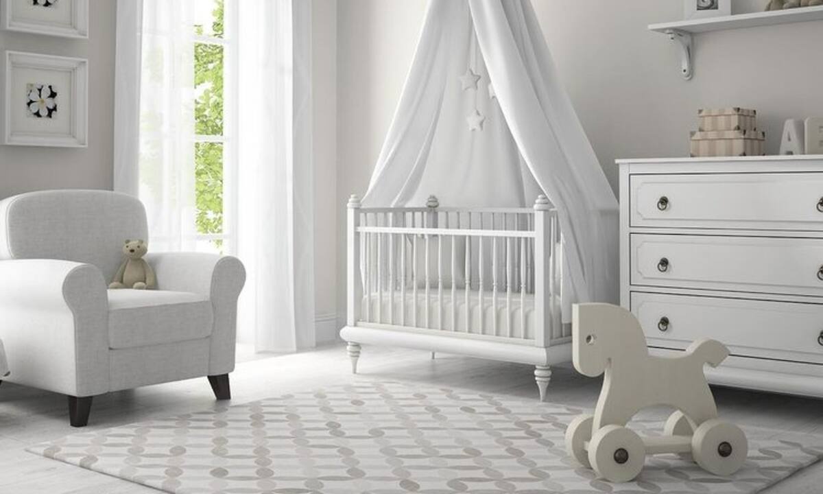 Total white βρεφικό δωμάτιο - Ιδέες διακόσμησης (εικόνες)