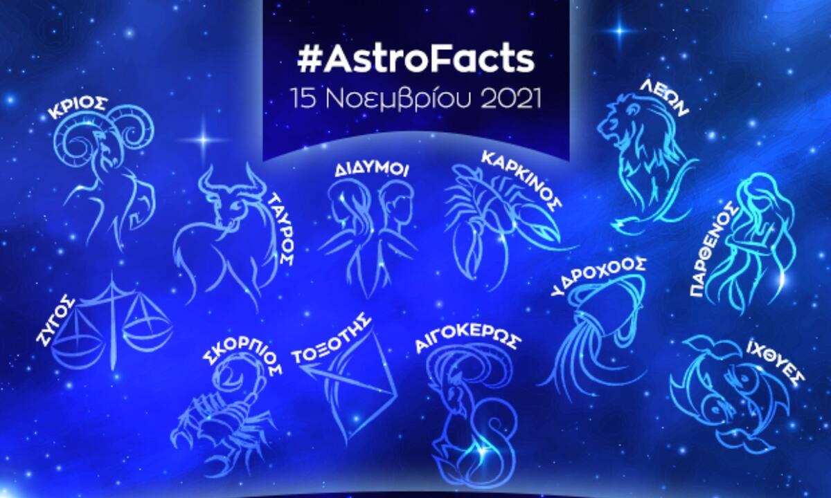 Η φράση - κλειδί του ζωδίου σου για σήμερα, 15/11/21