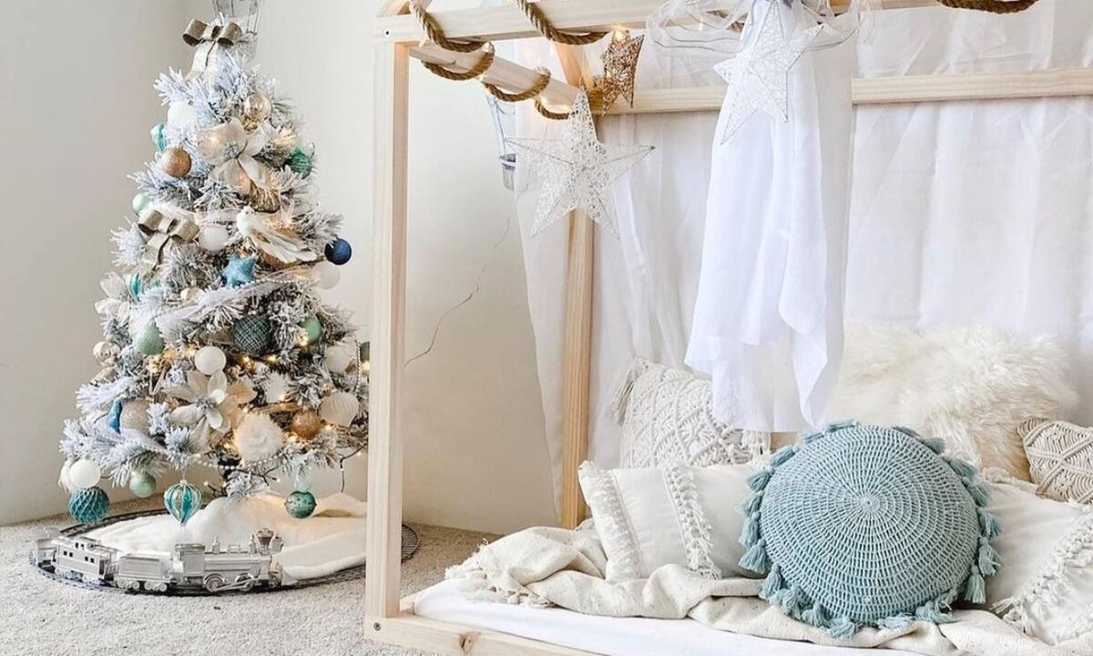 Χριστουγεννιάτικο δέντρο στο παιδικό δωμάτιο: Ιδέες διακόσμησης