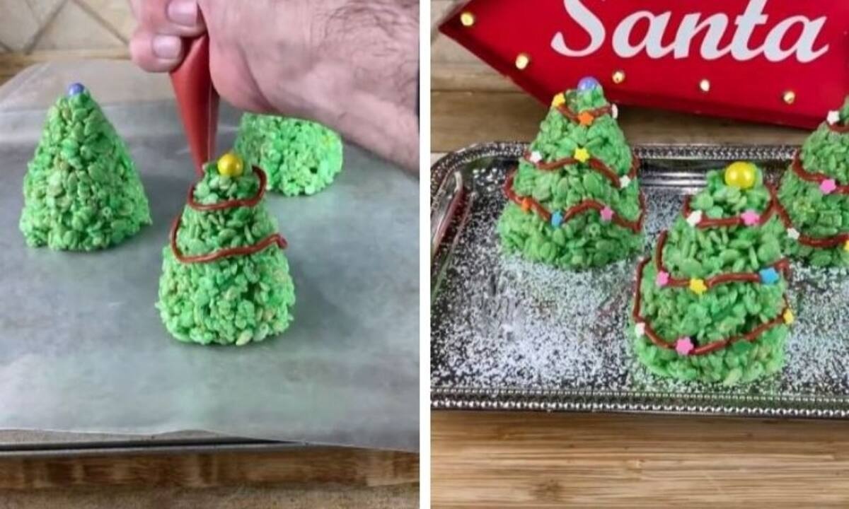 Χριστουγεννιάτικα δέντρα με τρία υλικά (vid)