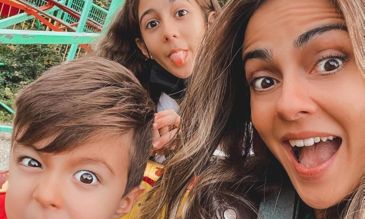 Αγγελική Δαλιάνη: Οι απίθανες χριστουγεννιάτικες φώτο με τα παιδιά της