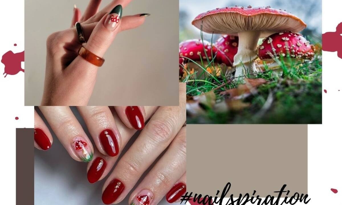 Δες nail art με μανιτάρια και μάθε για τα διάσημα μανιτάρια των παραμυθιών
