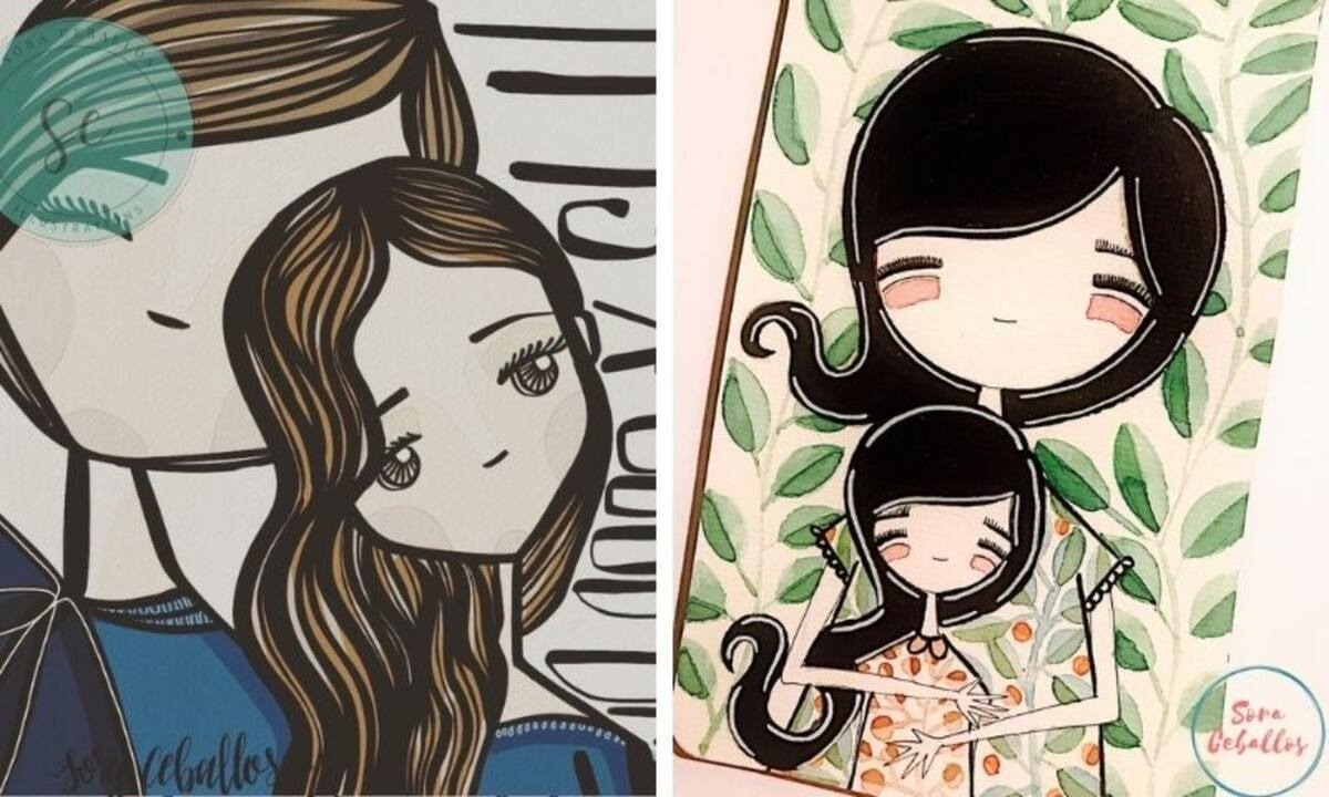 Η σχέση μαμάς και κόρης μέσα από απίθανα σκίτσα (εικόνες)