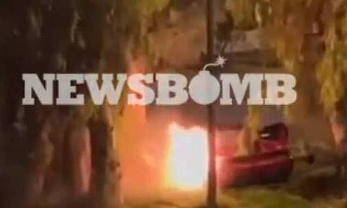 Τροχαίο παραλιακή: Βίντεο ντοκουμέντο - Η στιγμή που η γυναίκα βγαίνει από τη φλεγόμενη Ferrari