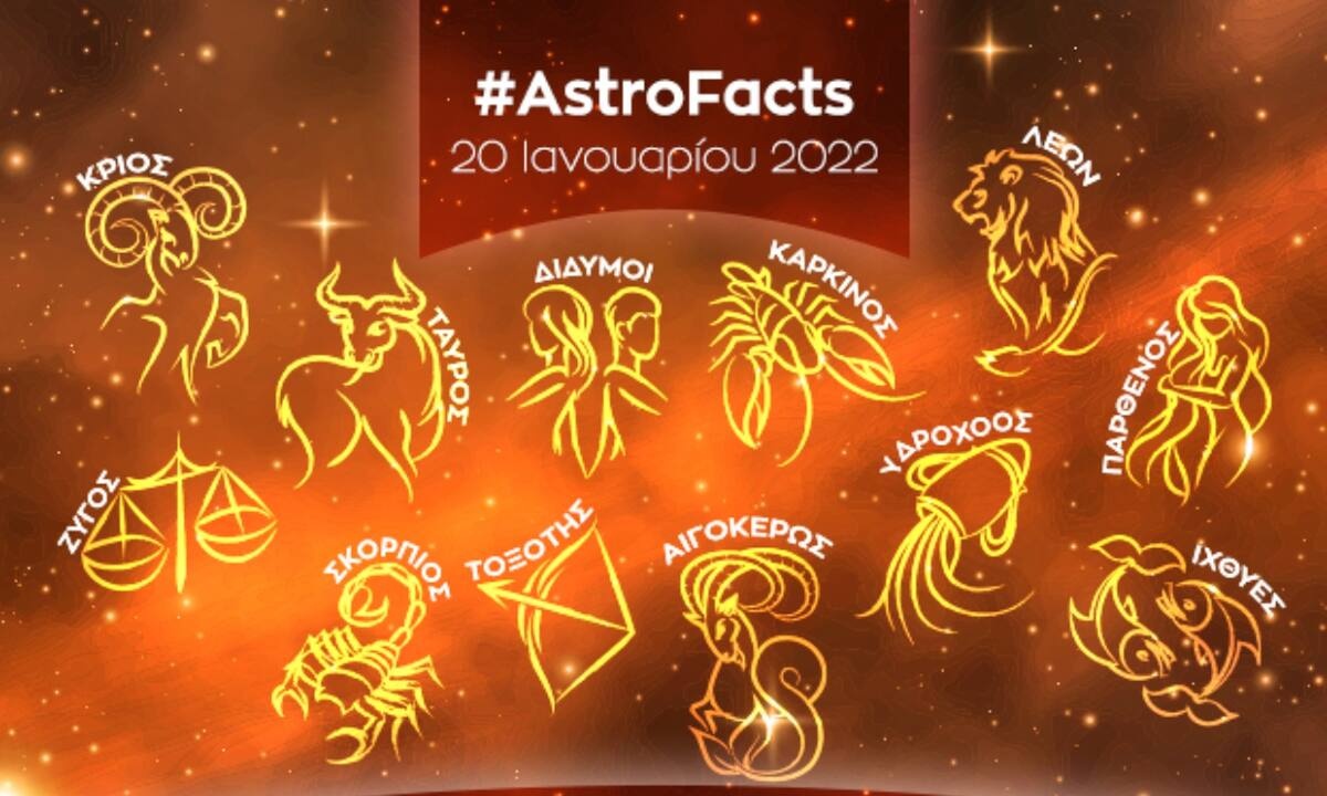 Η φράση - κλειδί του ζωδίου σου για σήμερα, 20/01/2022