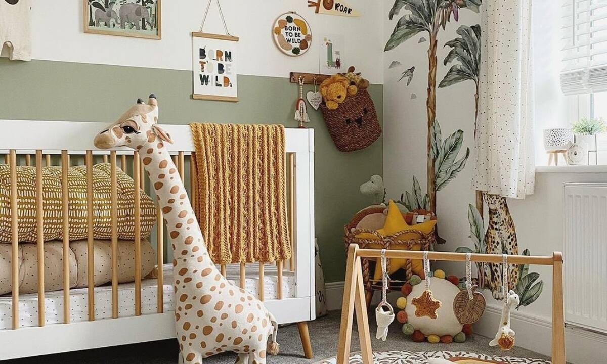 Βρεφικό δωμάτιο με ζωάκια - Ιδέες διακόσμησης (εικόνες)