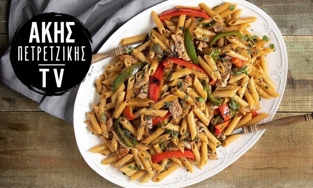 Healthy πένες με ψαρονέφρι (high protein) από τον Άκη Πετρετζίκη!