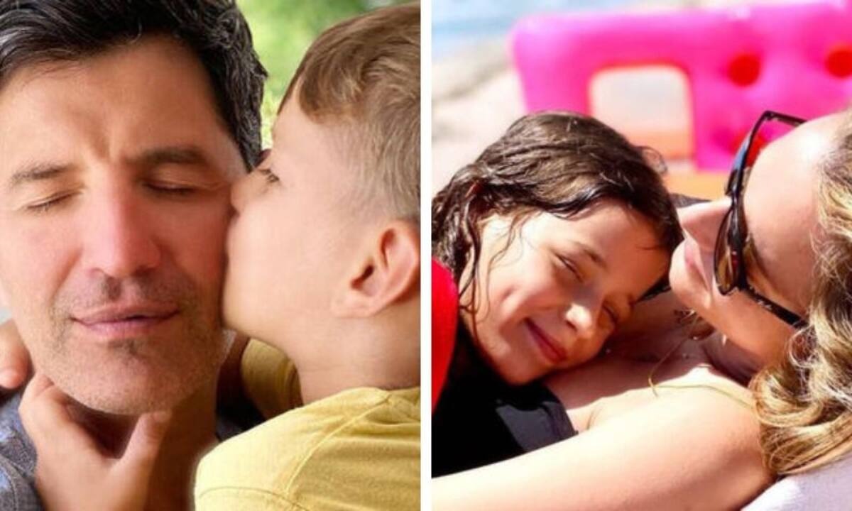 Απόλλωνας και Αριάδνη Ρουβά: Οι πρώτες βουτιές στη θάλασσα (εικόνες)