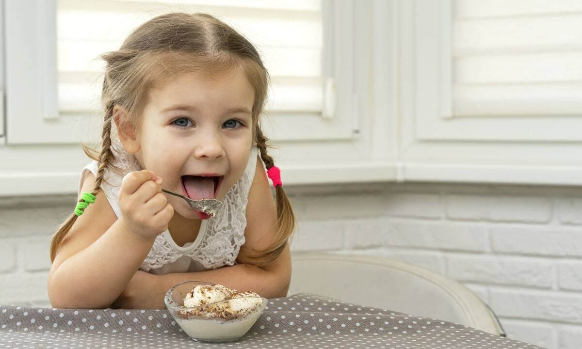 Συνταγή για παγωτό χωρίς ζαχαρούχο γάλα (vid)
