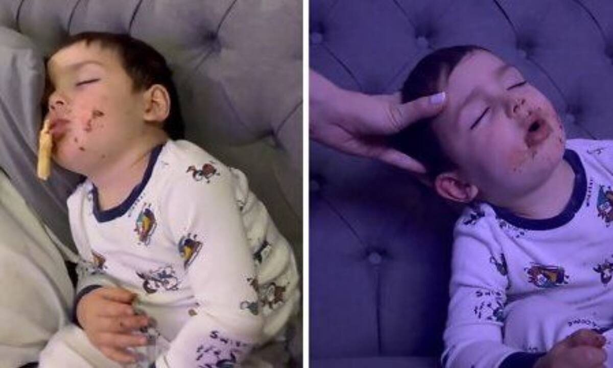 Αγοράκι αποκοιμήθηκε με το φαγητό στο στόμα - Δεν μπορούσε να ανοίξει τα μάτια του