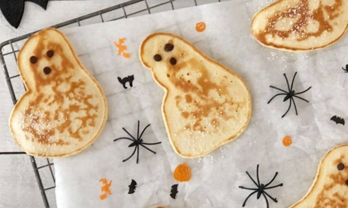 Halloween pancakes για το κυριακάτικο πρωινό