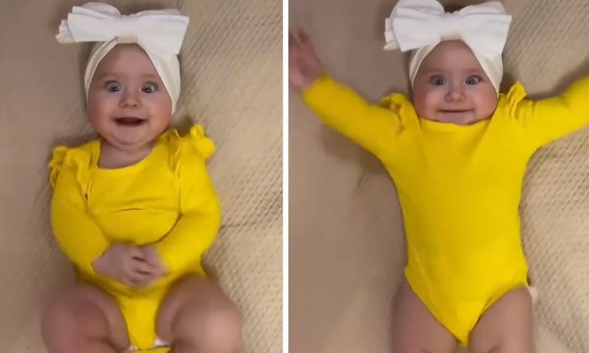 Απολαυστικό βίντεο: Η μπέμπα θα σας ενθουσιάσει με τον χορό της