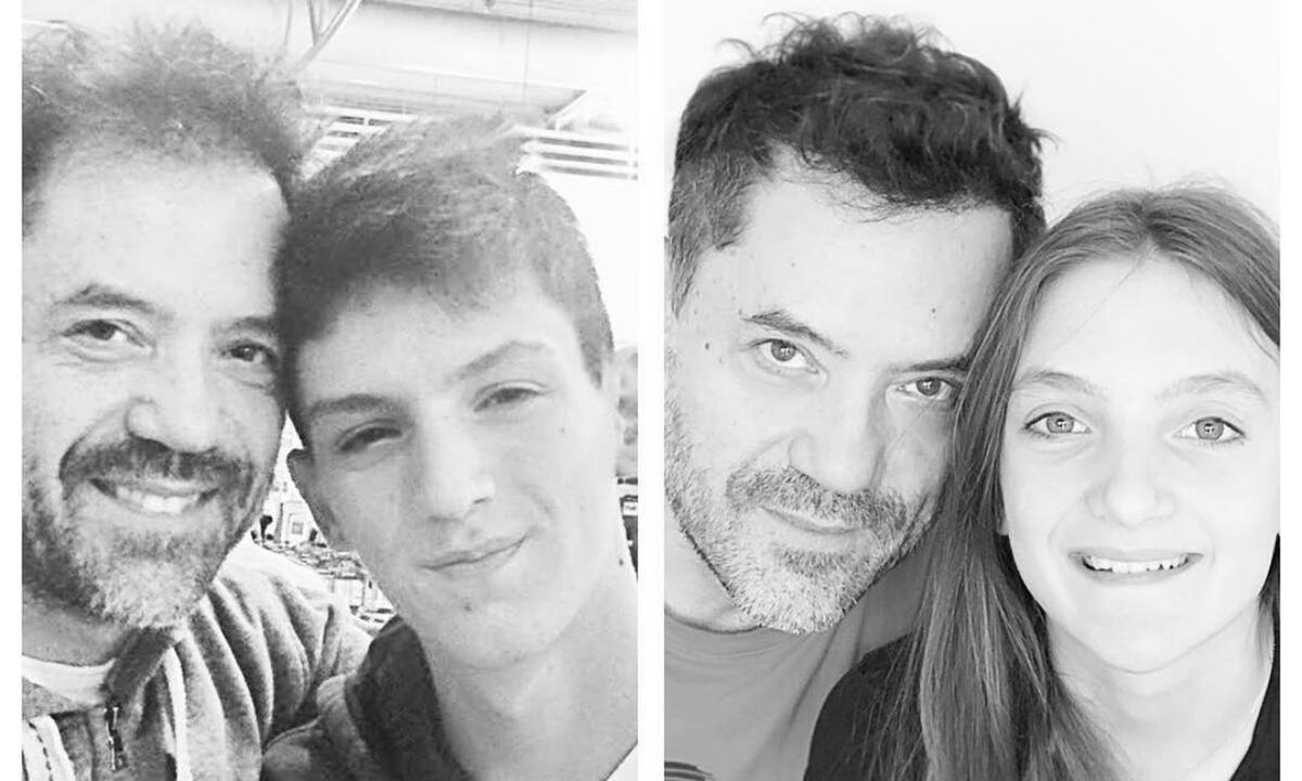Θάνος Καλλίρης: Υπέροχες φωτογραφίες με τον γιο και την κόρη του