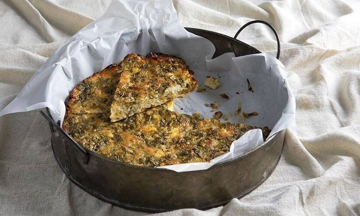 Πρασόπιτα χωρίς φύλλο από τον Άκη Πετρετζίκη