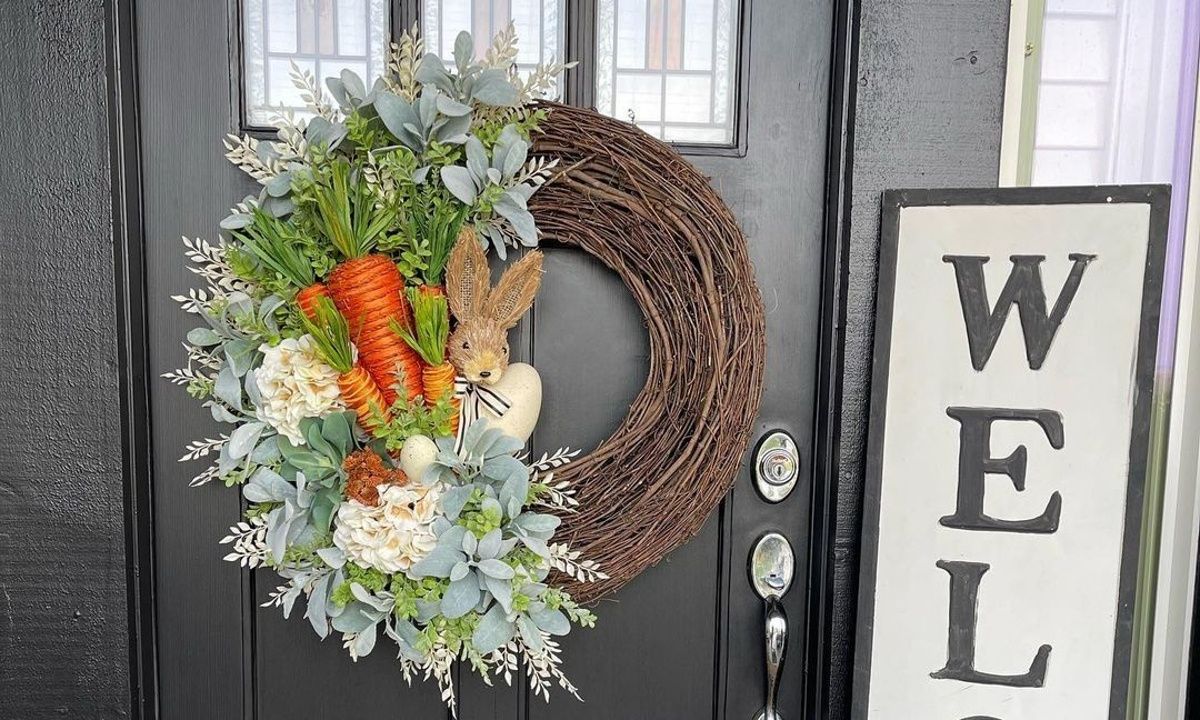 Πασχαλινή διακόσμηση πόρτας - Πάρτε ιδέες