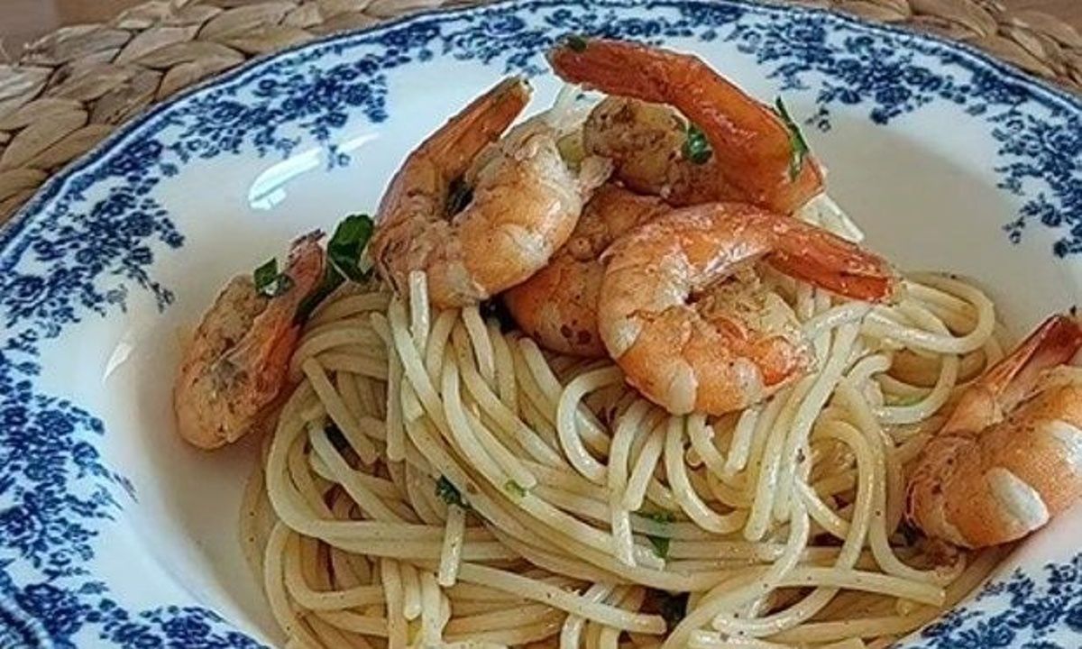 Νηστίσιμη γαριδομακαρονάδα έτοιμη σε 15 λεπτά