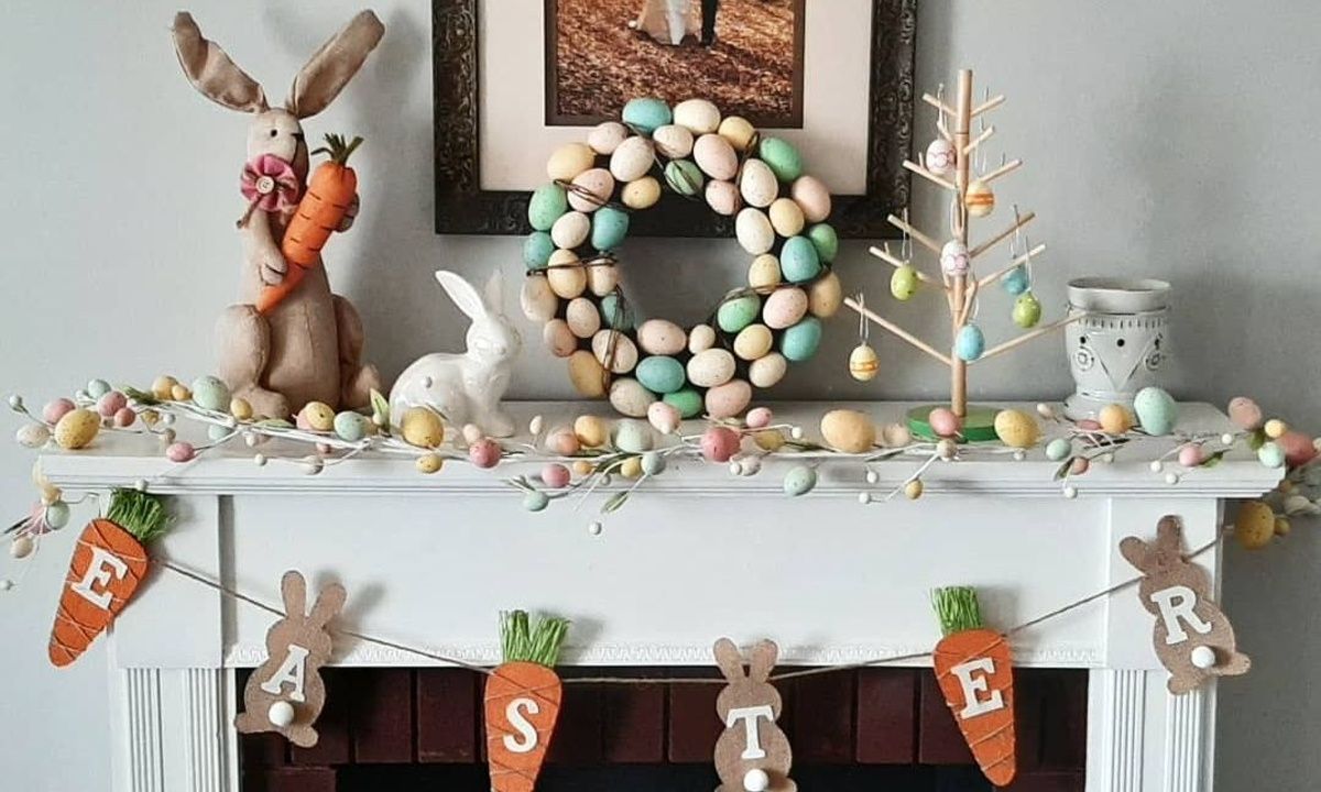 Πασχαλινή διακόσμηση σπιτιού: Ιδέες για το τζάκι