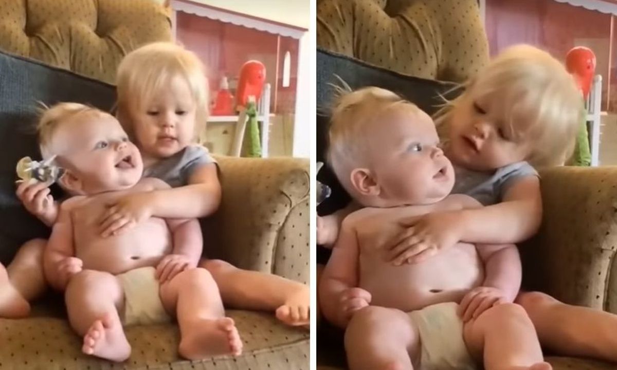 «Γεια σου μωράκι» - Το αστείο βίντεο με ένα νήπιο και το αδερφάκι του