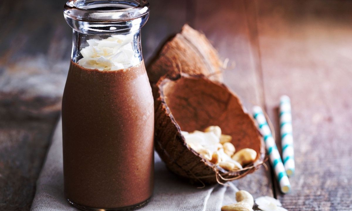 Παγωμένος καφές με κατεψυγμένες μπανάνες