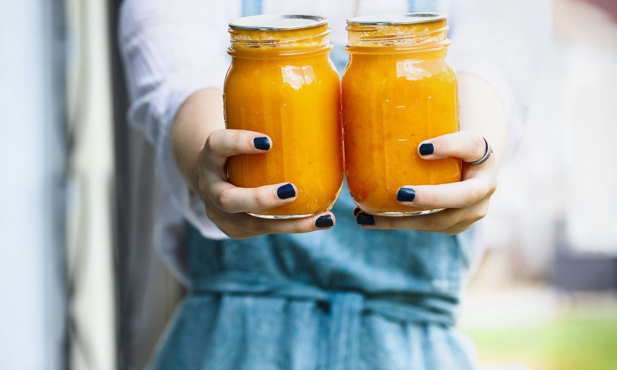 Υγιεινή μαρμελάδα ροδάκινο με 3 υλικά