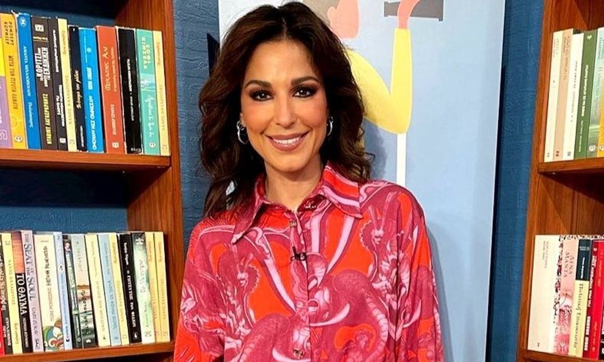 Σε αυτό το brand ανήκει το φόρεμα της Κατερίνας Παπουτσάκη