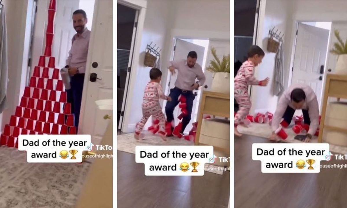 Απίθανος μπαμπάς - Του αξίζει το βραβείο του καλύτερου πατέρα