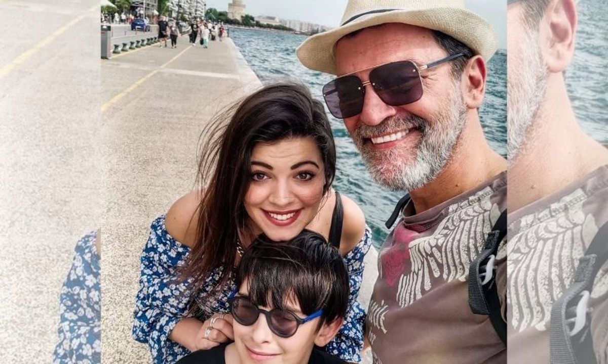 Κωνσταντίνος Καζάκος: Σε συναυλία με τα δυο του παιδιά