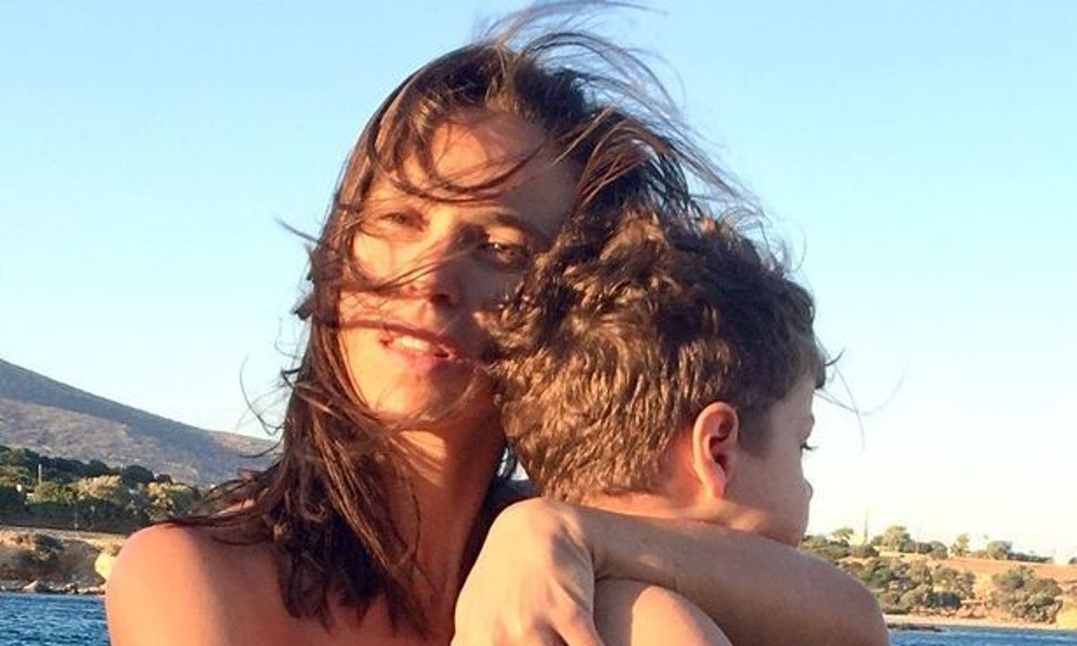 Αντιγόνη Δρακουλάκη: Δείχνει τον γιο της μετά από καιρό