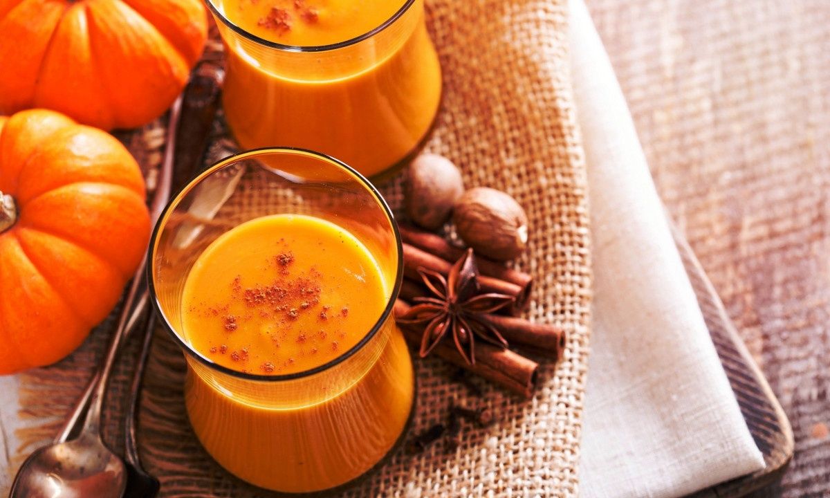 Smoothie γονιμότητας με γλυκιά κολοκύθα