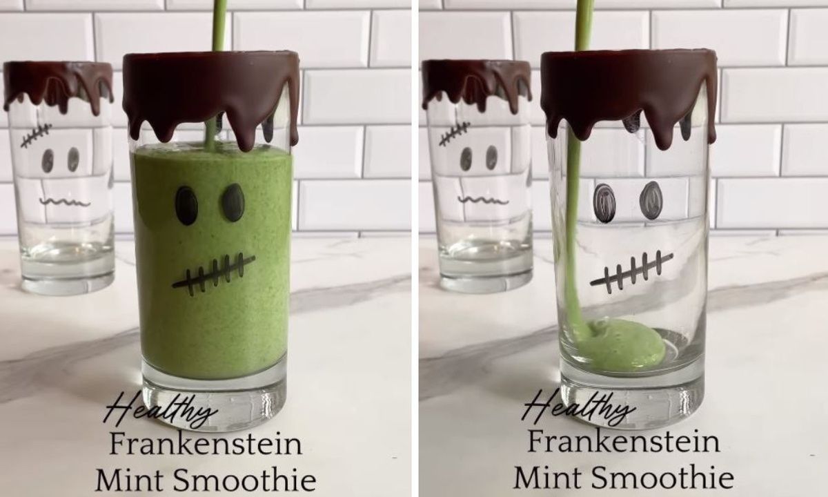 Υγιεινό smoothie Frankenstein