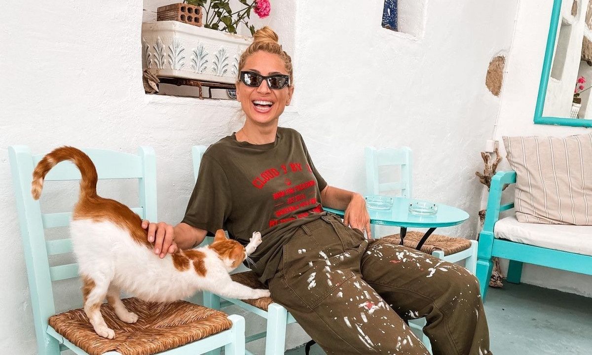 Μαρία Ηλιάκη: Πήγε να δείξει τα γαϊδουράκια στην κόρη της