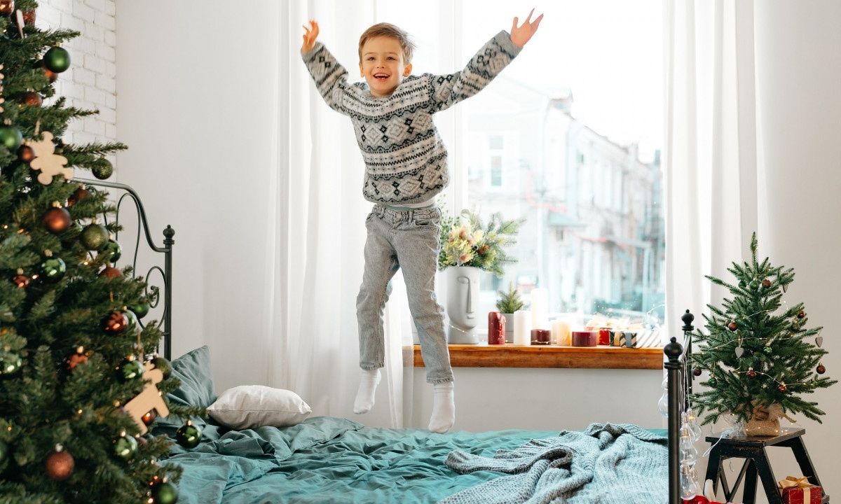 Χριστουγεννιάτικη διακόσμηση παιδικού δωματίου