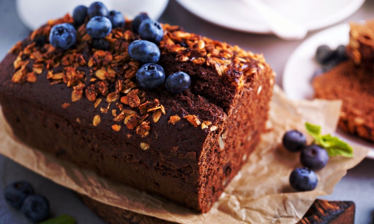 Σοκολατόψωμο με βρόμη