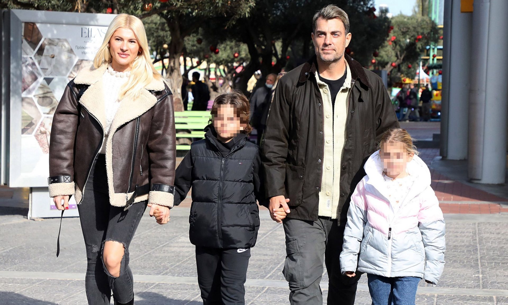 Χανταμπάκης-Πηλιάκη: Τα πρώτα Χριστουγεννιάτικα ψώνια με τα παιδιά τους!