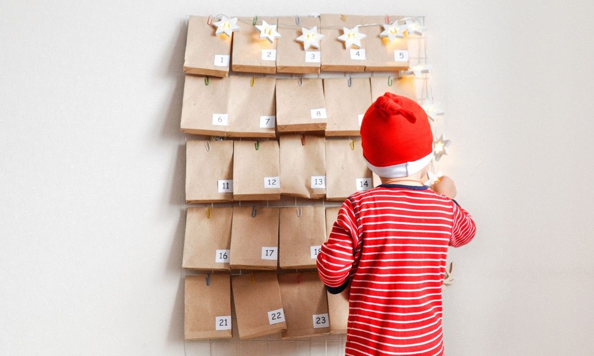 DIY advent calendar με ρολό από χαρτί υγείας