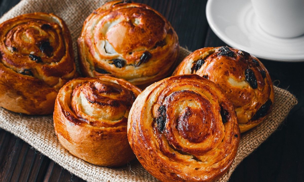 Συνταγή για cinnamon rolls με βρόμη και μπανάνα