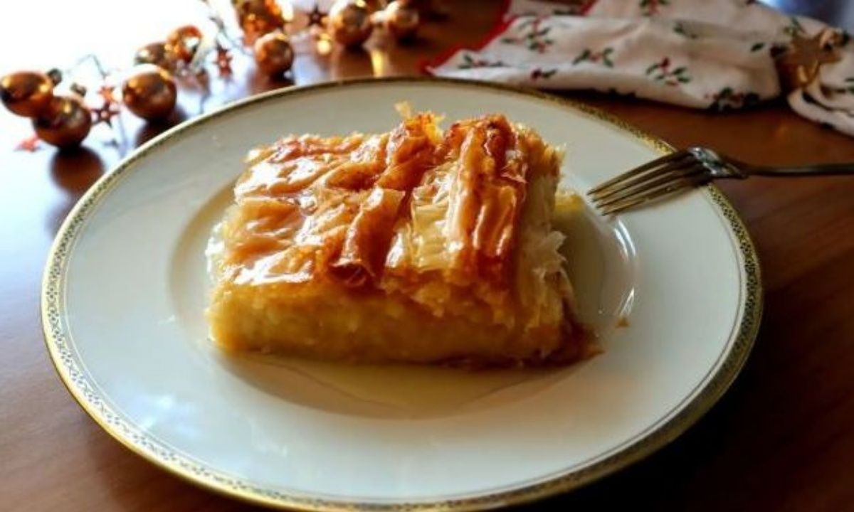 Γαλακτομπούρεκο με γλυκό τραχανά - Ξεχωριστή συνταγή