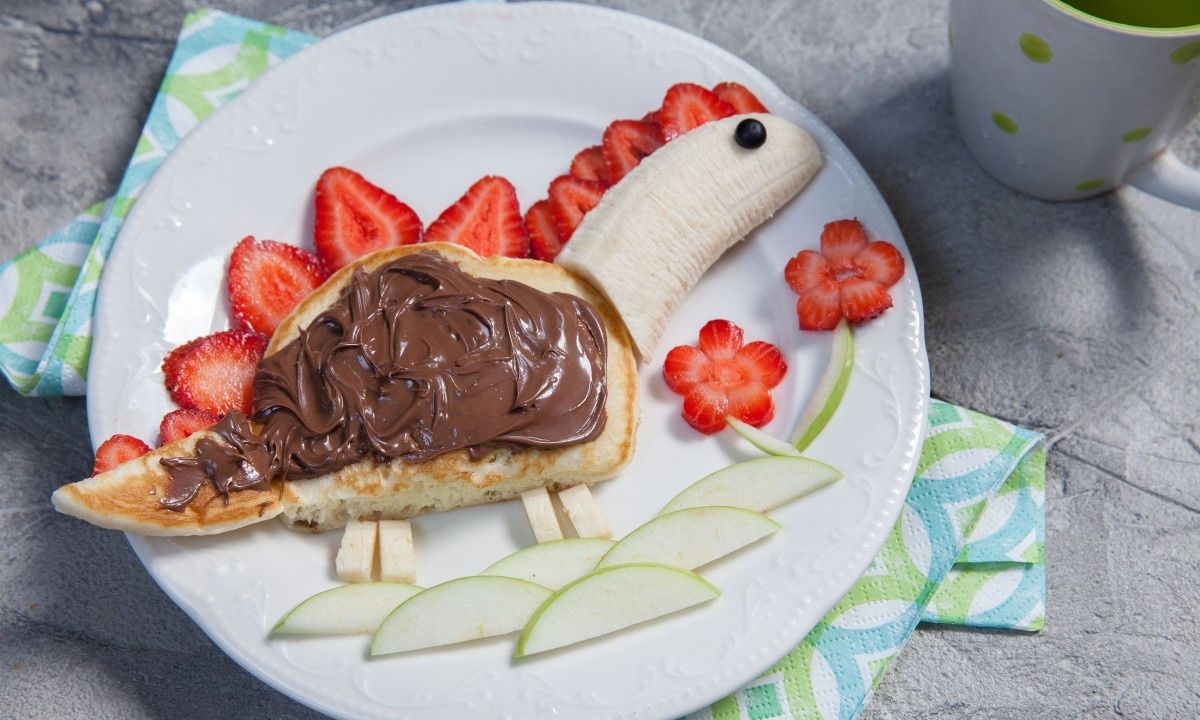 Συνταγή για pancake δεινοσαυράκια